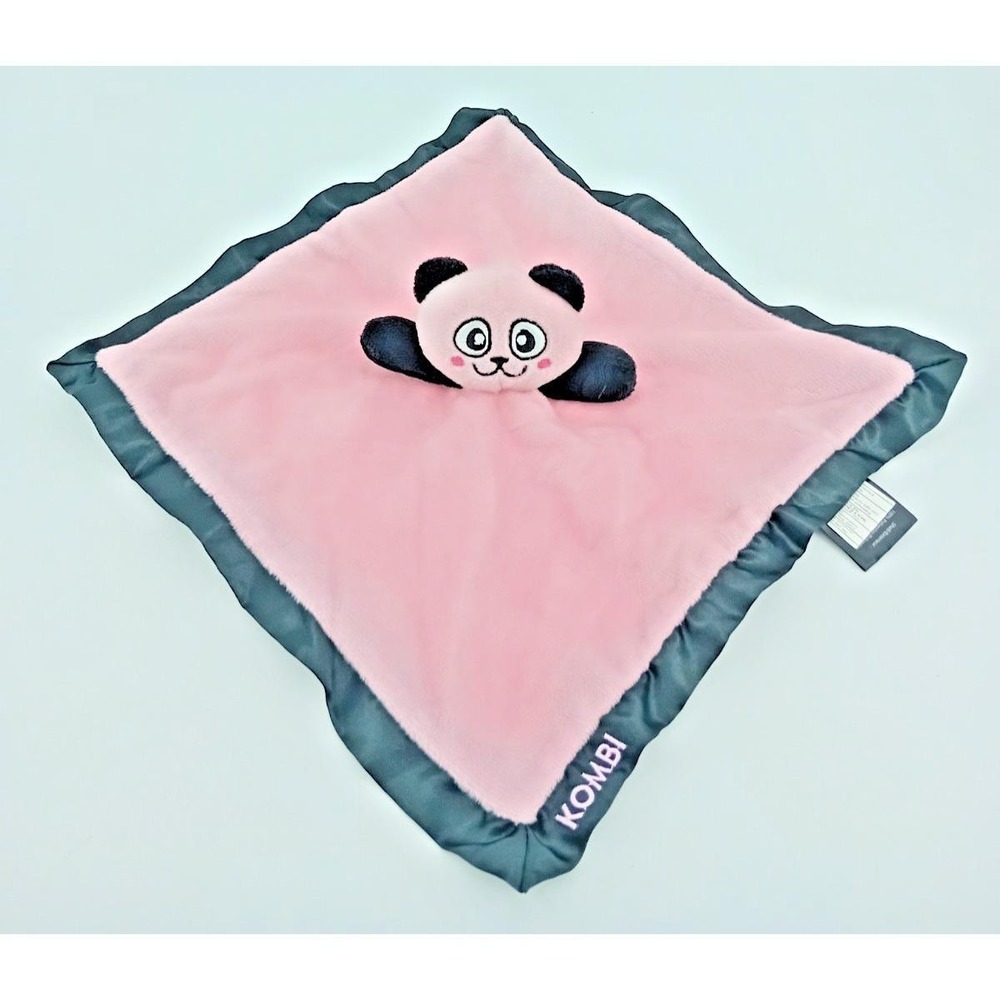 Kombi Cozy Animal‎ Snugglers Security Baby Blanket Pink Panda Plush Lovey